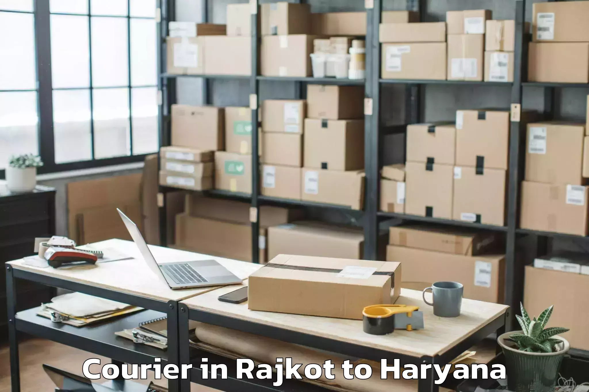 Book Rajkot to Kharkhoda Courier